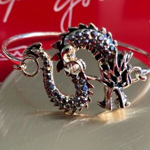 Silver Dragon Bracelet